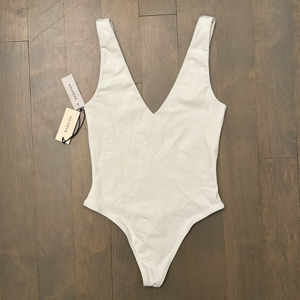 NEW Aritzia Babaton Bodysuit, White, XS